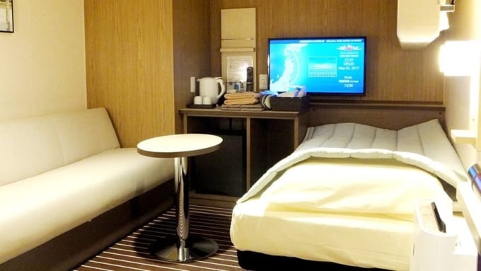 商船三井さんふらわあの客室　インサイド（ペット可）小型3匹 or 中型2匹 or 大型1匹まで