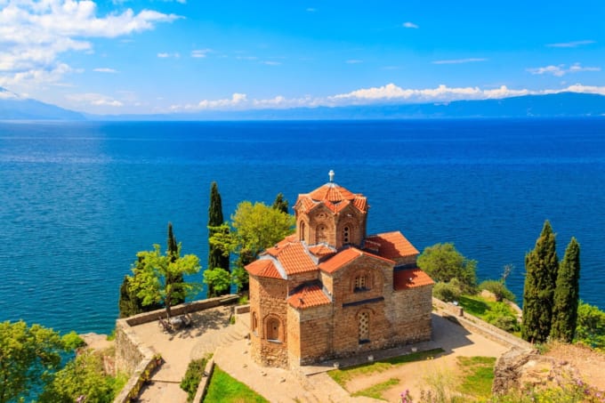 聖ヨハネ・カネオ教会（北マケドニア・オフリド）