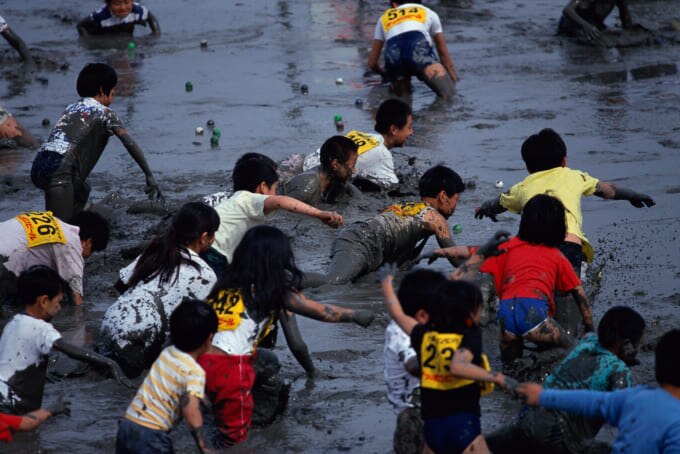 ガタリンピックの子どもたち