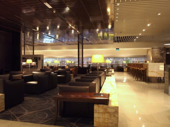 チャンギ国際空港のラウンジ