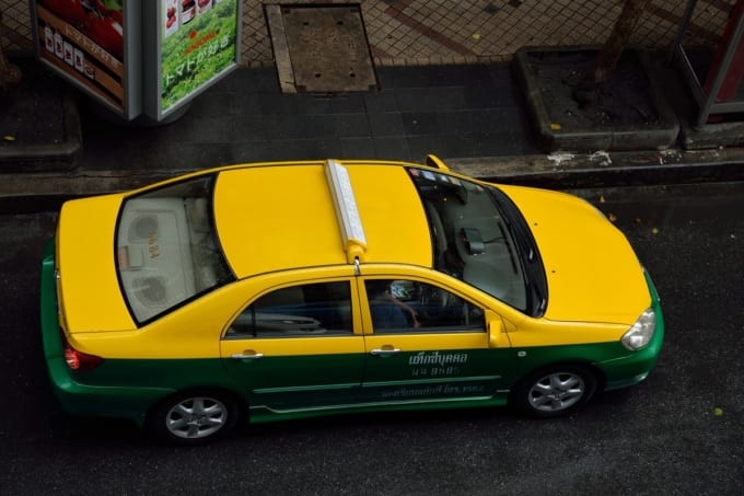 タイの個人タクシー