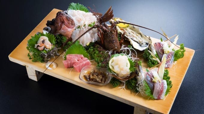 伊勢海老のお造り