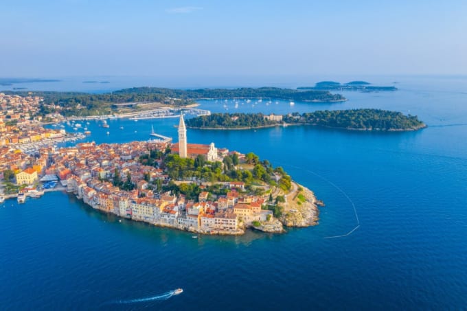 ロヴィニ旧市街（クロアチア）