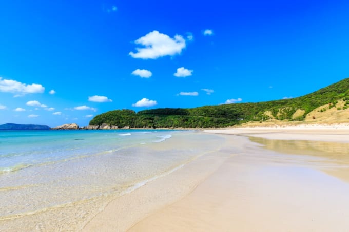 福江島の高浜海水浴場（長崎県・五島列島）