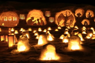 雪あかり in にしわが（岩手県の冬イベント）