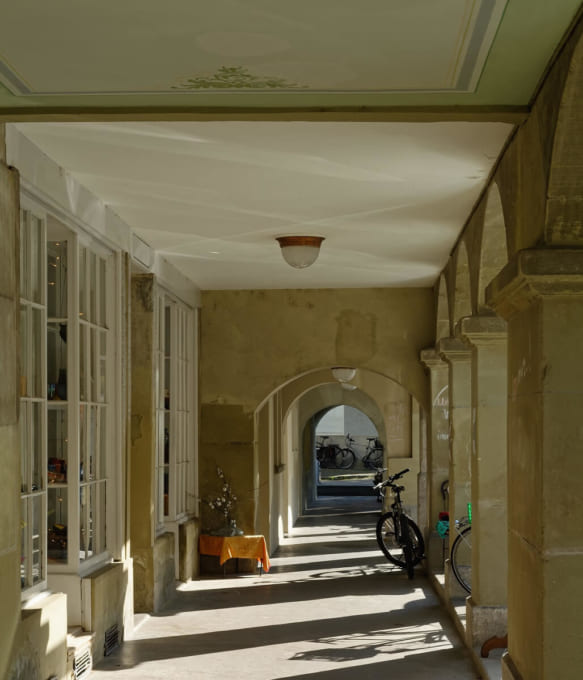 ベルン旧市街のアーケード（スイス世界遺産）