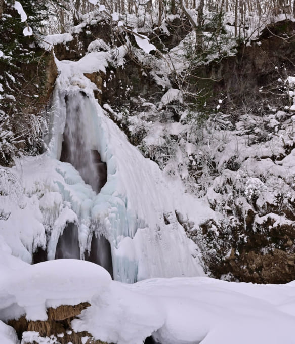 氷瀑の七滝