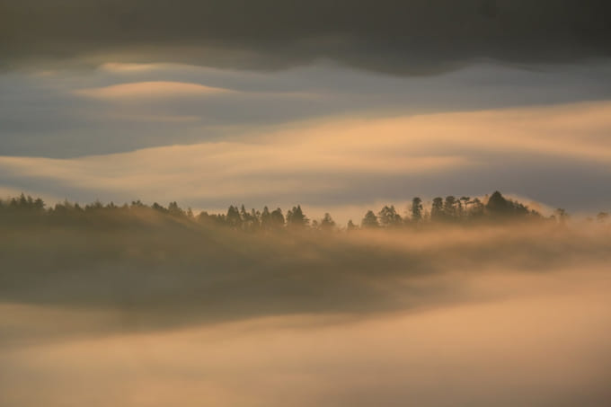君尾山 　京都丹波高原国定公園の雲海