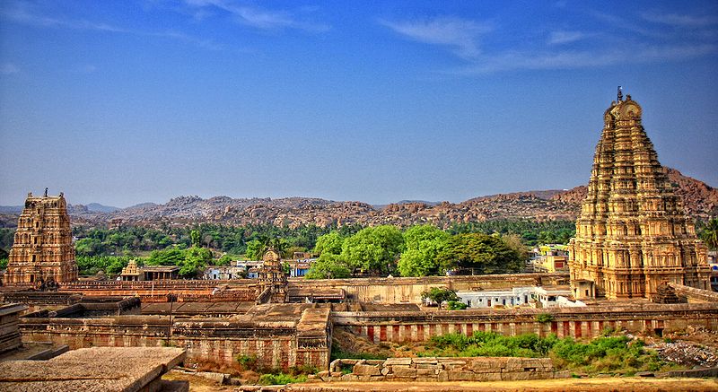 ヒンドゥー王朝の失われた「勝利の都」、南インドのハンピの建造物群