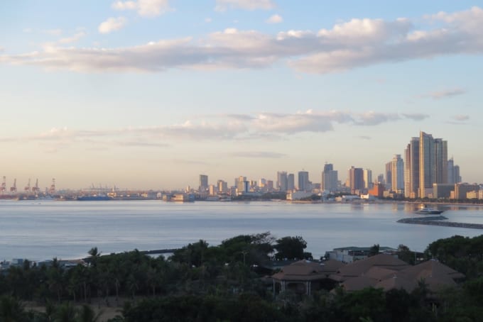 フィリピン　マニラ市街地