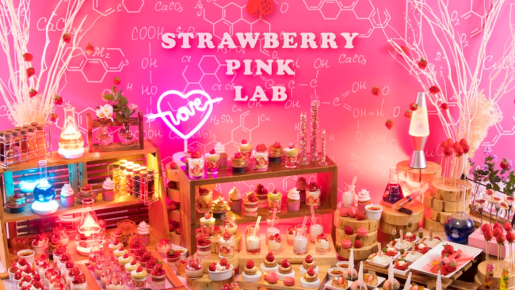 【ANAクラウンプラザホテル福岡】ストロベリーデザートビュッフェ～Pink Lab～開催 ！🍓