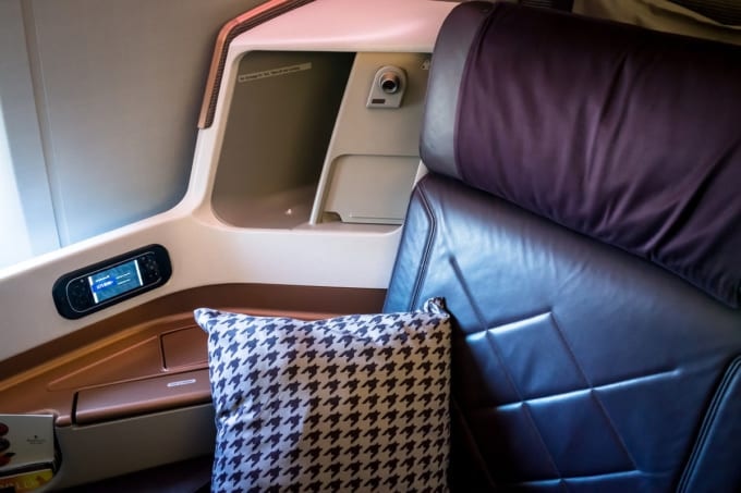 シンガポール航空ビジネスクラス