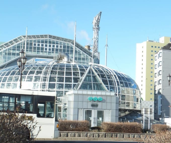 釧路フィッシャーマンズワーフMOOの植物園「EGG」