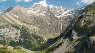 ピレネー山脈のモン・ペルデュ（スペイン・フランス世界遺産）