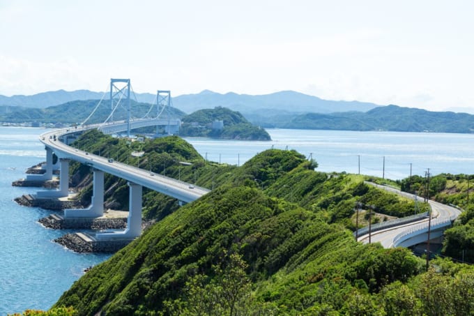 鳴門海峡と大鳴門橋