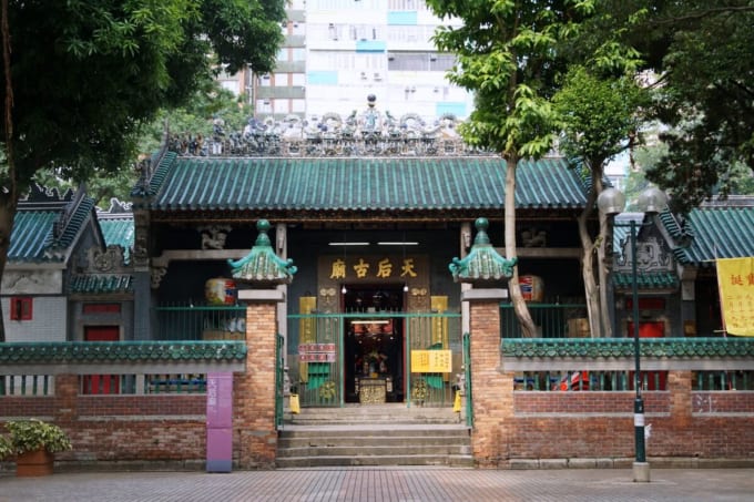 油麻地の天后廟（香港）