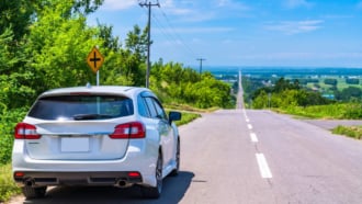 広大な北海道を爽快ドライブ