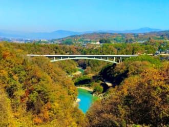 天竜峡大橋展望台