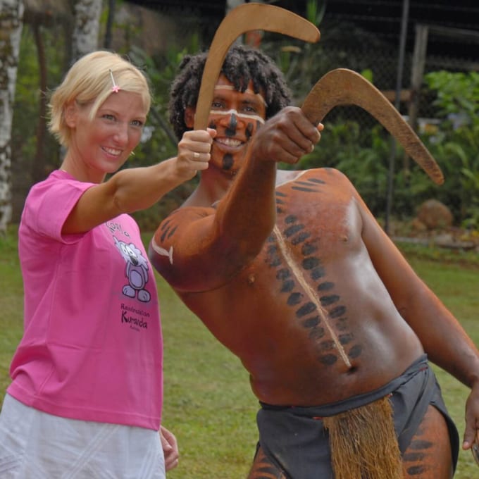 キュランダ･レインフォレステーションのドリームタイムウォーク