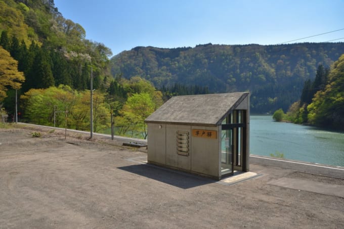 JR只見線「早戸駅」