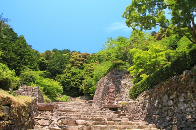 安土城跡（滋賀県近江八幡市）