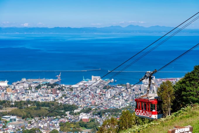 小樽天狗山ープウェイからの眺望（北海道小樽市）