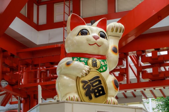 大須商店街　巨大招き猫（名古屋）