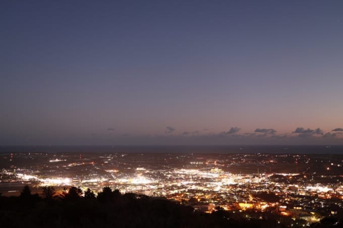蔵王山展望台からの眺め