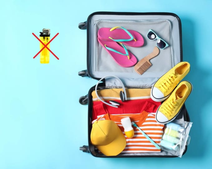 ライターを預け荷物に入れるのはNG！