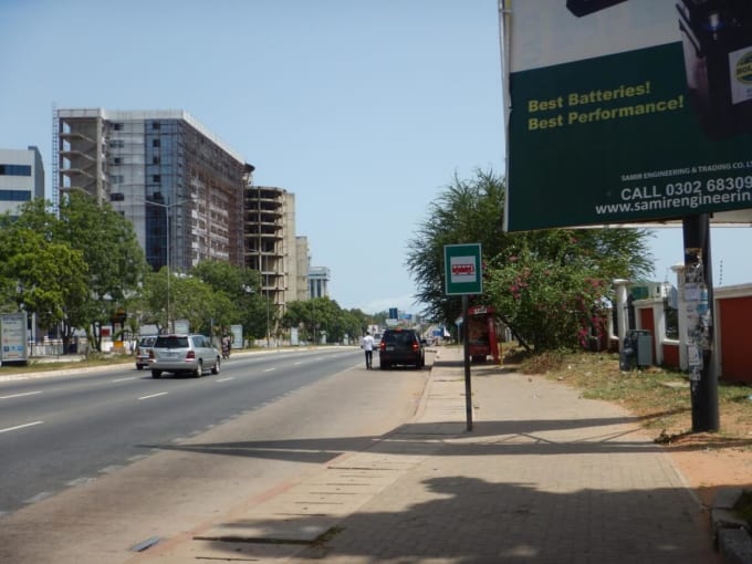 アクラの街並み（ガーナの首都）