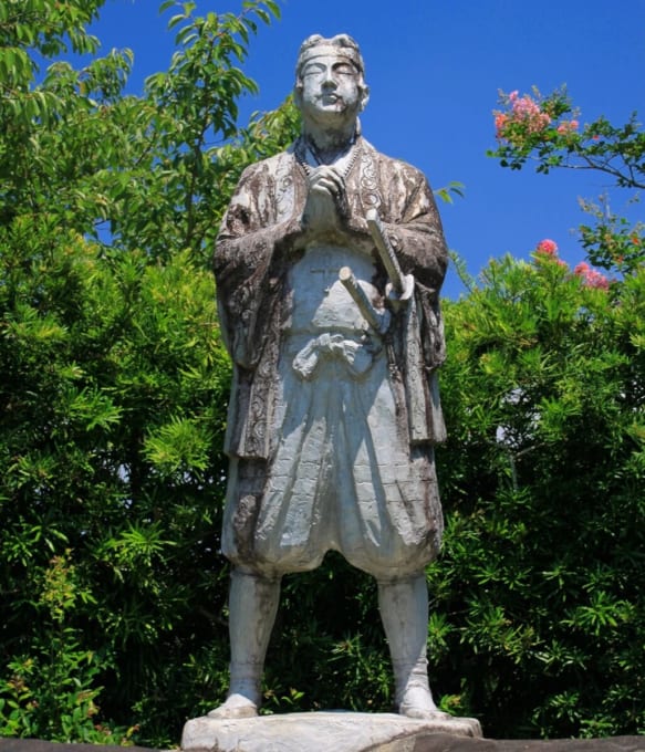 原城跡「天草四郎像」（長崎県南島原市）