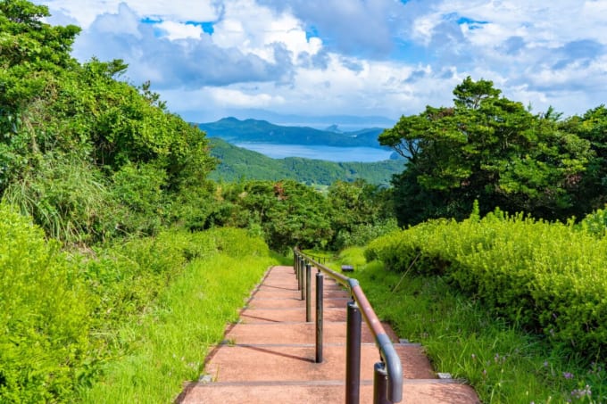 大野岳公園「茶寿階段」