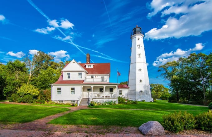 ノースポイント・ライトハウス/灯台博物館（アメリカ・ミルウォーキー）