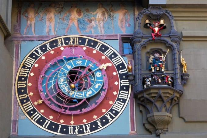 時計塔ツィットグロッゲ（ベルン旧市街）