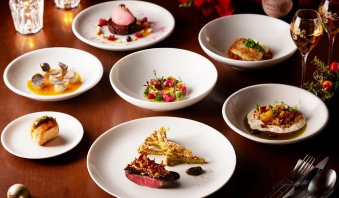 六本木ミッドタウンにあるニューヨーク料理店「ユニオン スクエア トウキョウ」Christmas Dinner Course