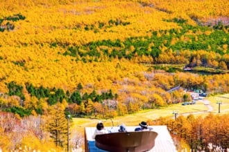 清里テラスの秋の風景