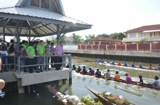 水上市場「タラートナーム・サパーンスーン」