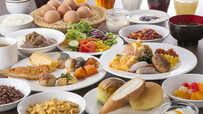 ザ・レジデンシャルスイート・福岡の朝食ビュッフェ