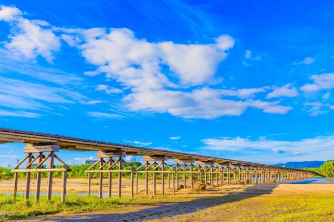 木津川流れ橋（上津屋橋）