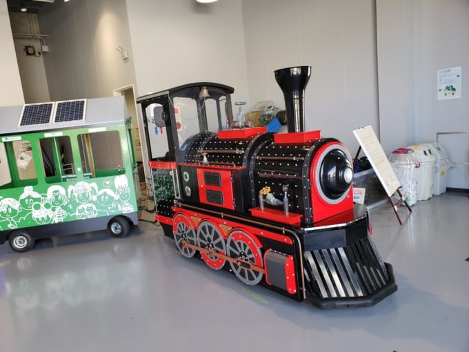 「あすぴあ」の汽車