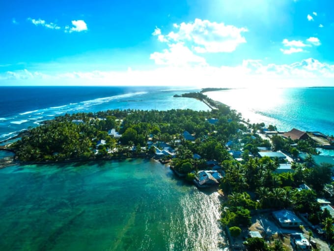 タラワ環礁（キリバス）