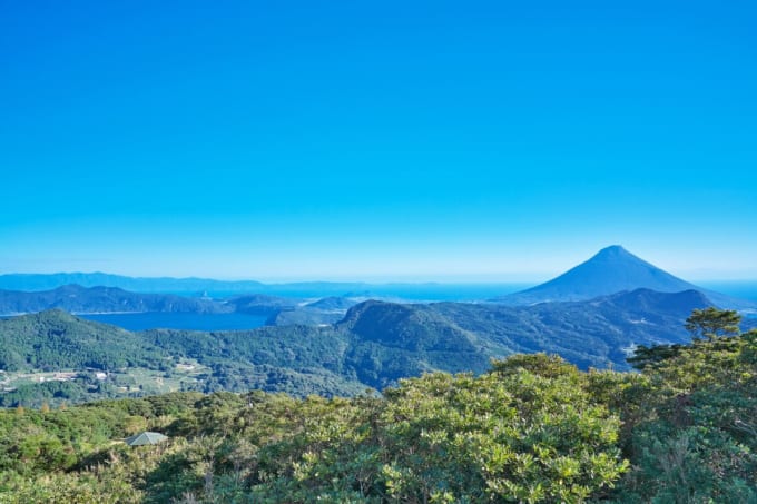大野岳公園からの眺望（南九州市）