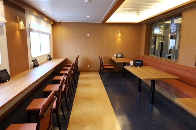 新日本海フェリー「けやき」レストラン