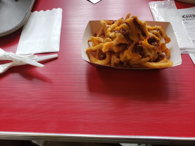 A&Wのカーリーフライ