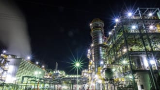 広島県大竹市の工場夜景