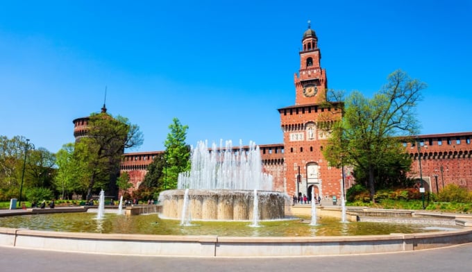 ミラノ　スフォルツェスコ城