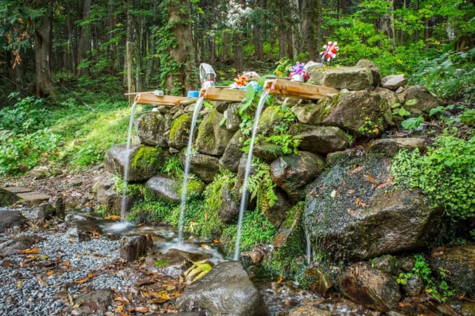 霊場恐山　冷水