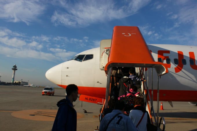 チェジュ航空に登場する旅客