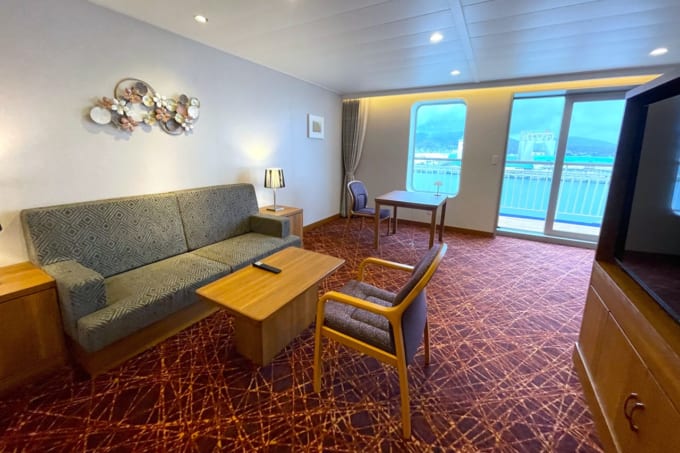 新日本海フェリー「けやき」の客室（スイート）