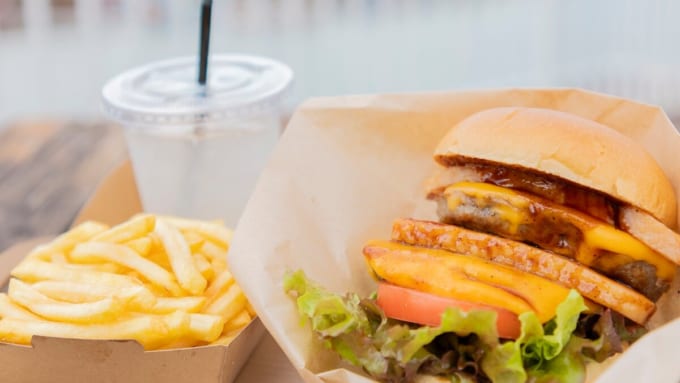 ハンバーガーセット（那須高原りんどう湖ファミリー牧場）